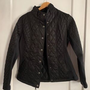 Black Button Up Winter Jacket